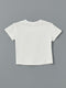 Crew Neck Printed Combed Cotton Girls T-Shirt